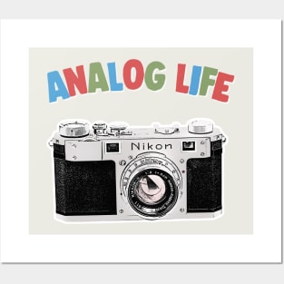 Analog Life / Camera Geek Gift Design Posters and Art